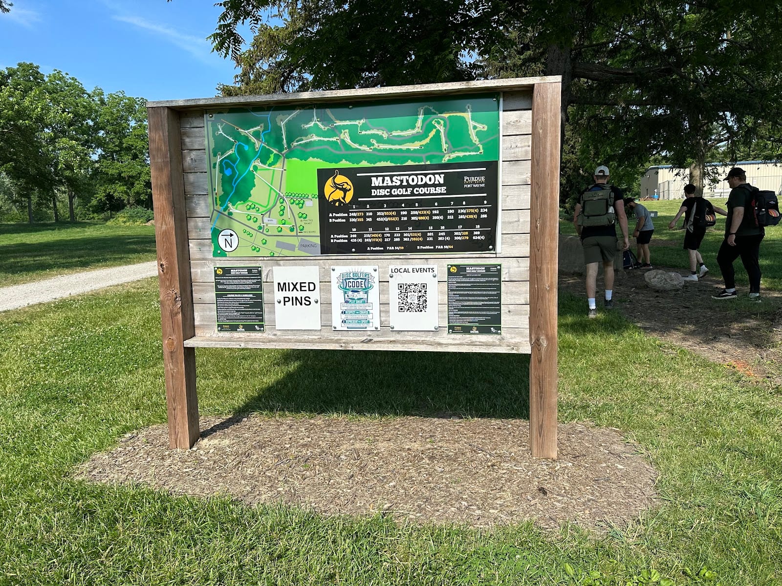 Purdue Fort Wayne Mastodon Disc Golf Course