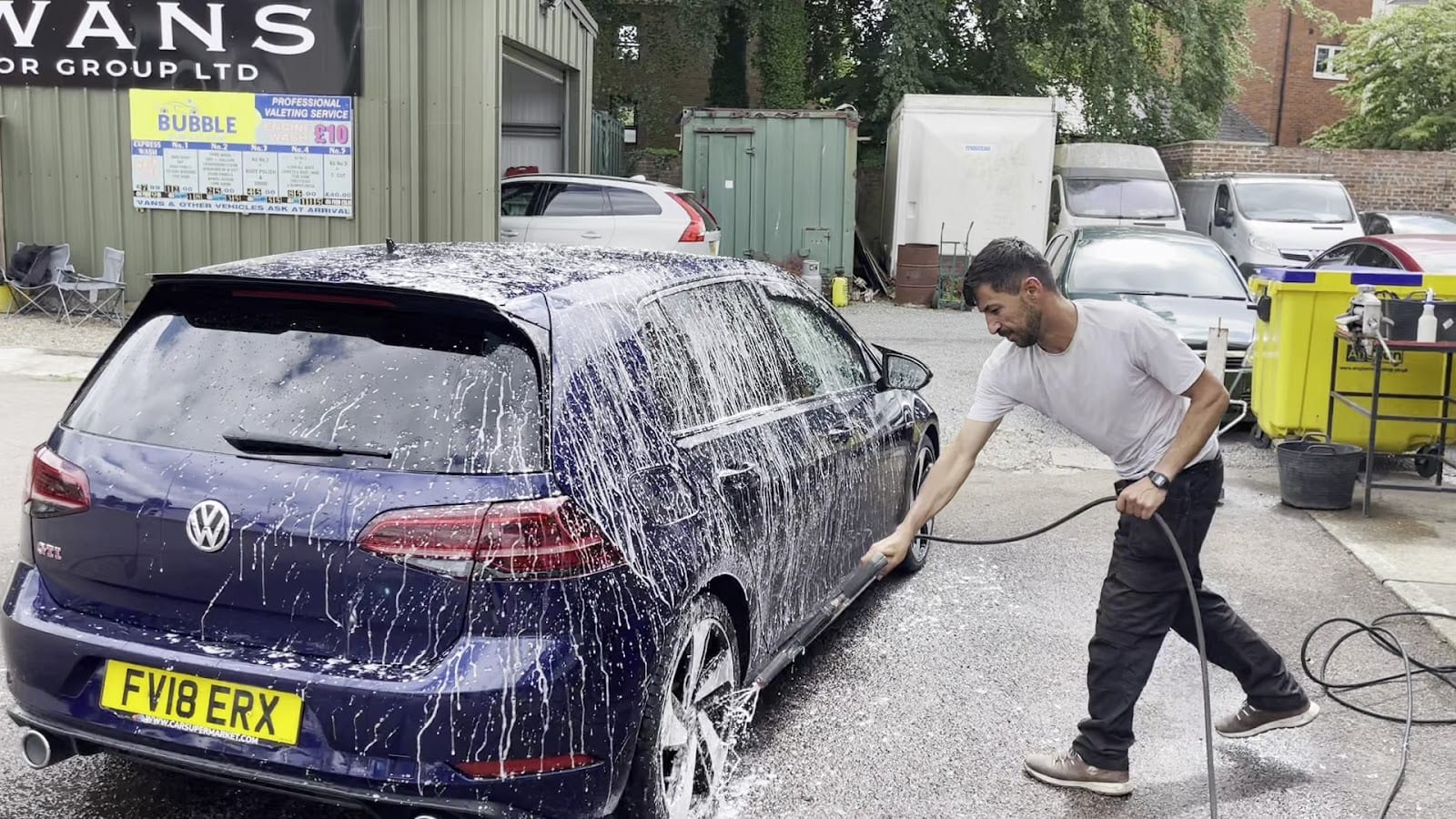Bubble Hand Car Wash