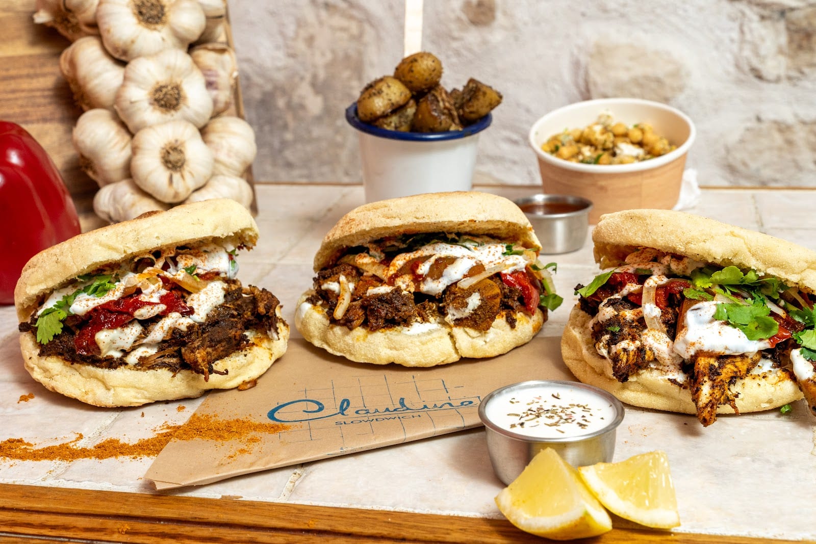 Claudine — Le sandwich méditerranéen à cuisson lente