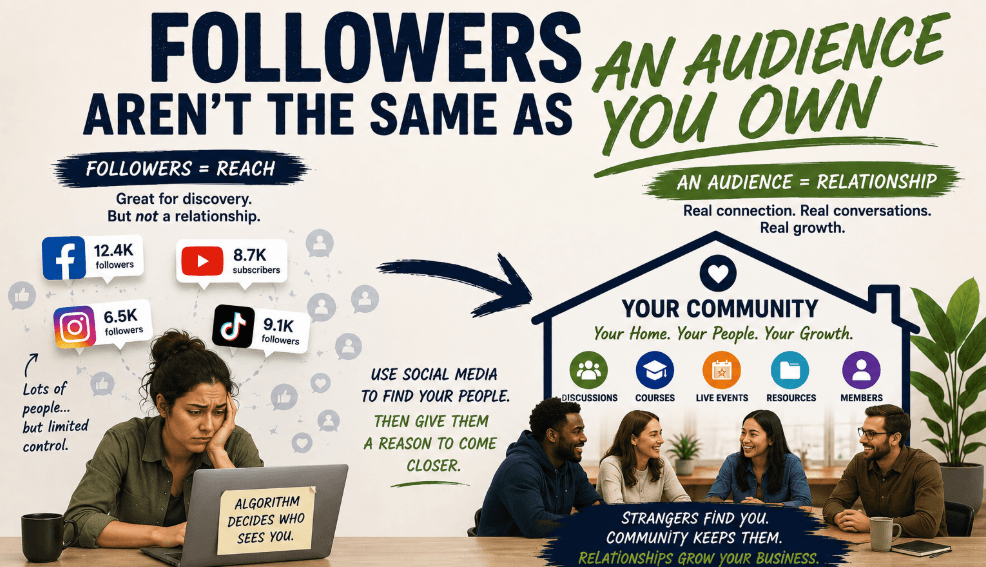 Followers Aren't the Same as an Audience You Own