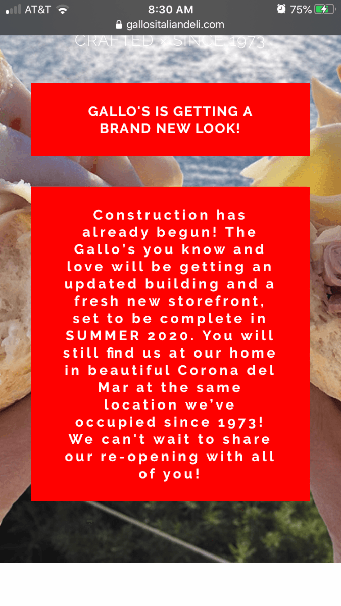 Gallo's Italian Deli Corona Del Mar, photo 3