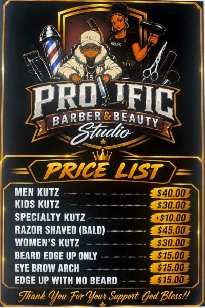 Prolific Barber and Beauty Studio, photo 2