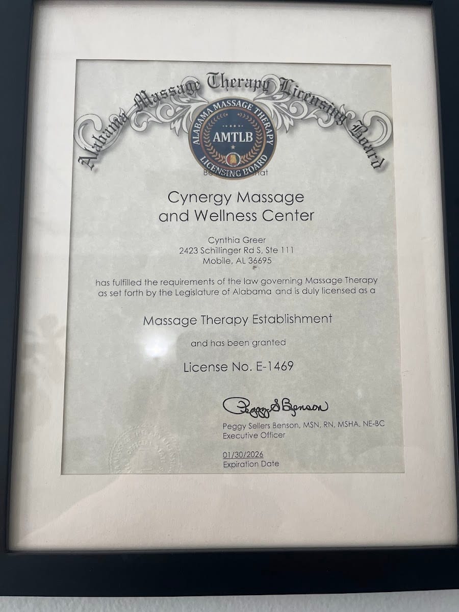 Cynergy Massage and Wellness Center