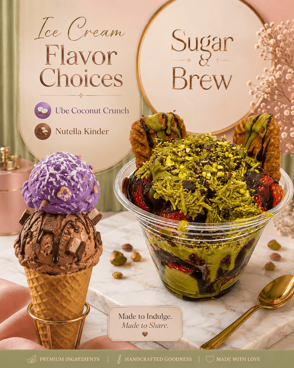 Sugar & Brew - Ice Cream & Dubai Specials