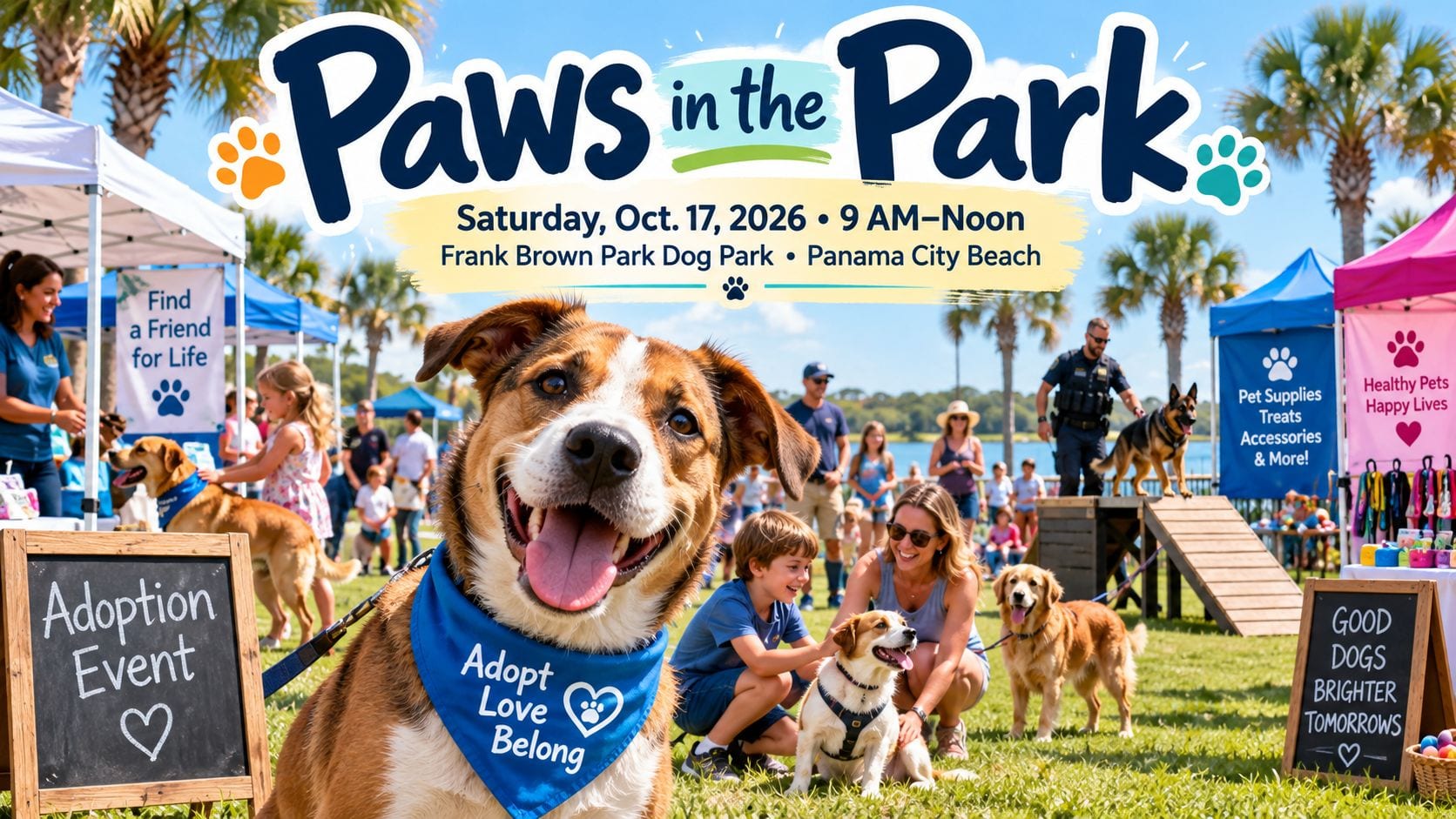 Paws in the Park Returns to Panama City Beach October 17