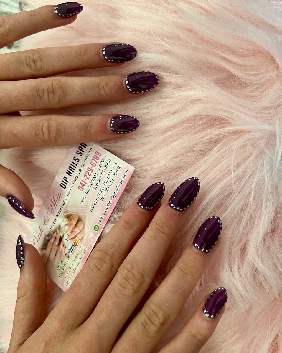 Pink & white dip nails spa, photo 4