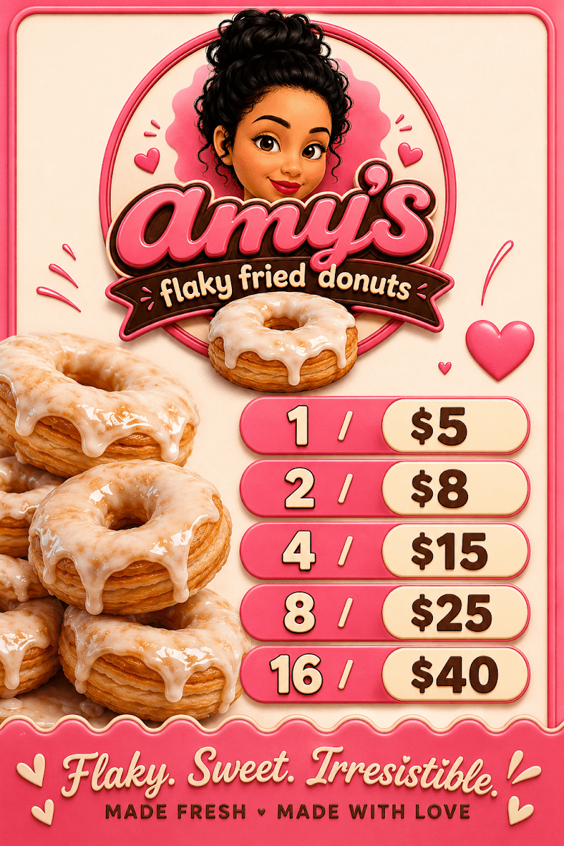 Amy's Flaky Fried Donuts, photo 4