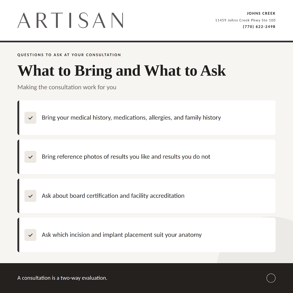 Artisan Plastic Surgery