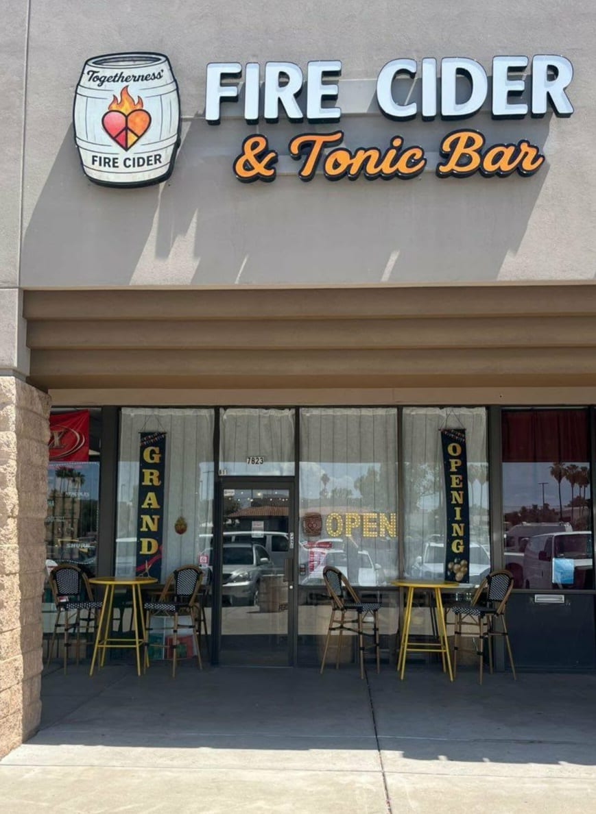 Togetherness' Fire Cider & Tonic Bar