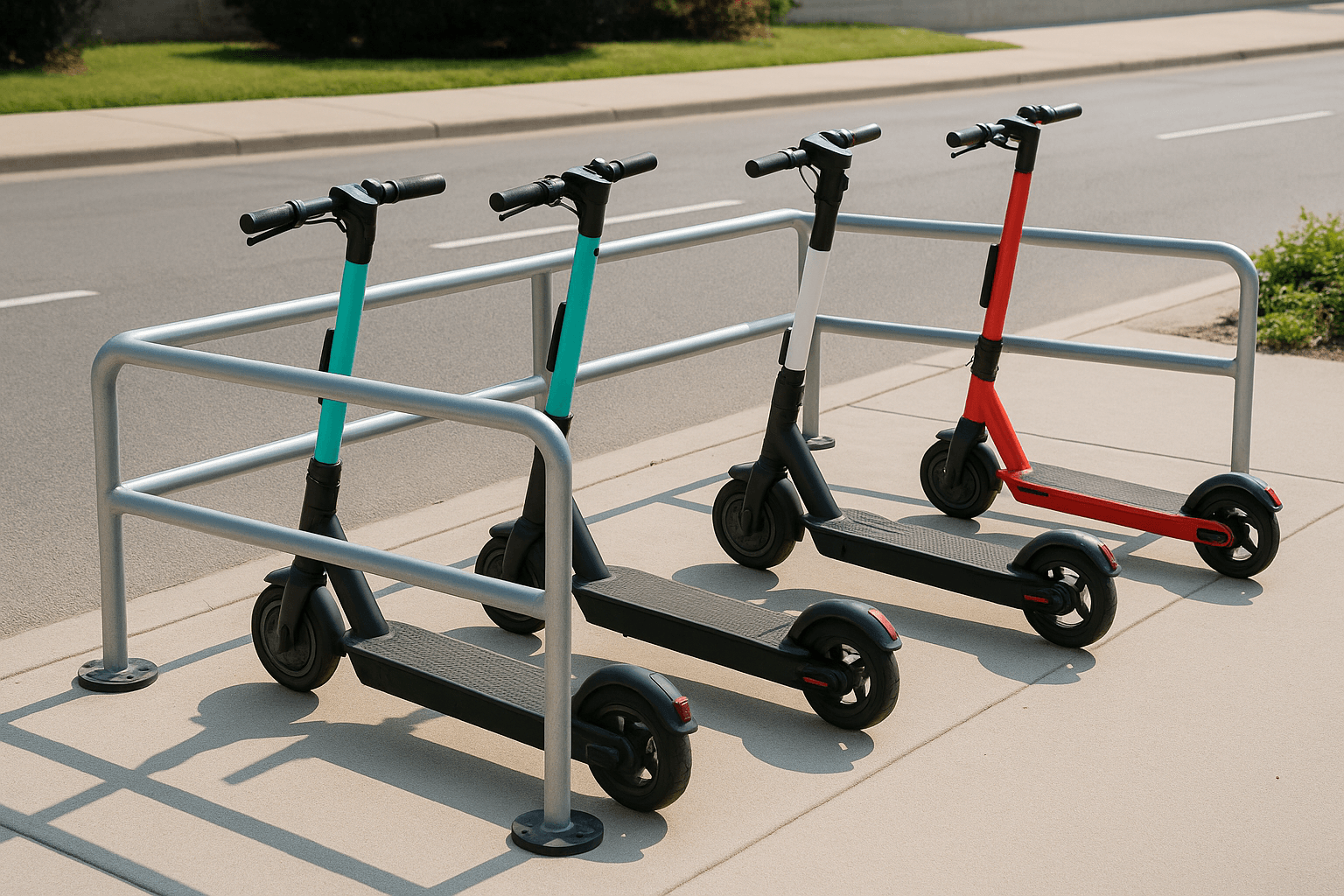 More E-Scooter Parking Corrals Likely Coming