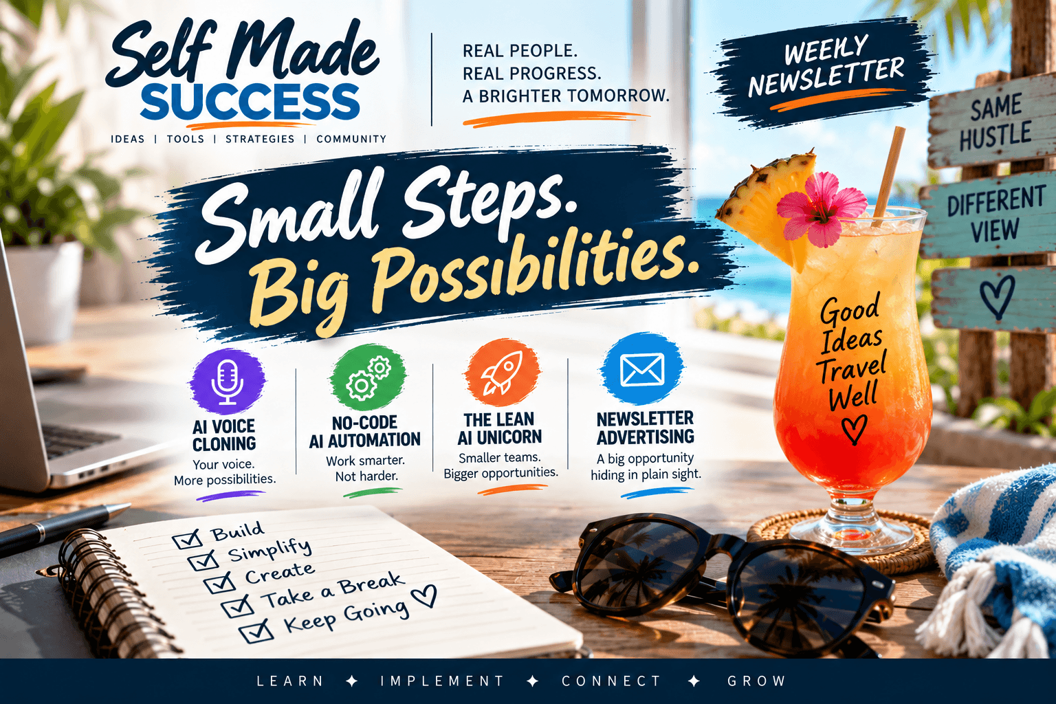 How AI Is Making Online Business Easier to Create, Edit and Grow ~ This week's Self Made Success