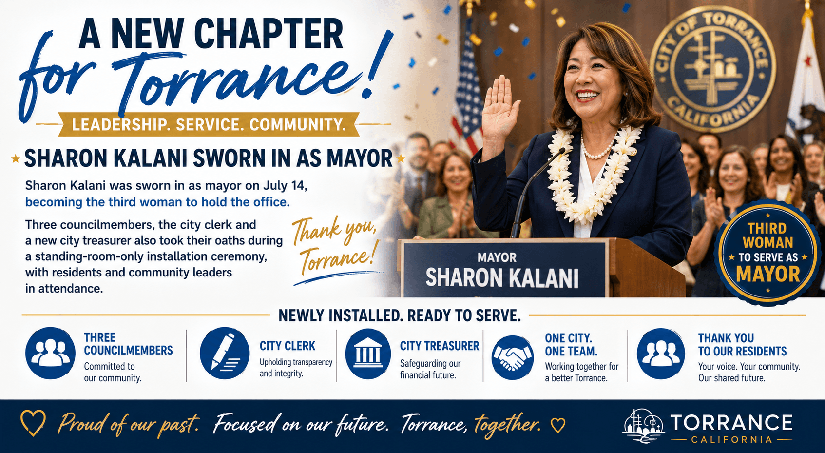 Torrance Begins a New Chapter With Newly Elected Leadership