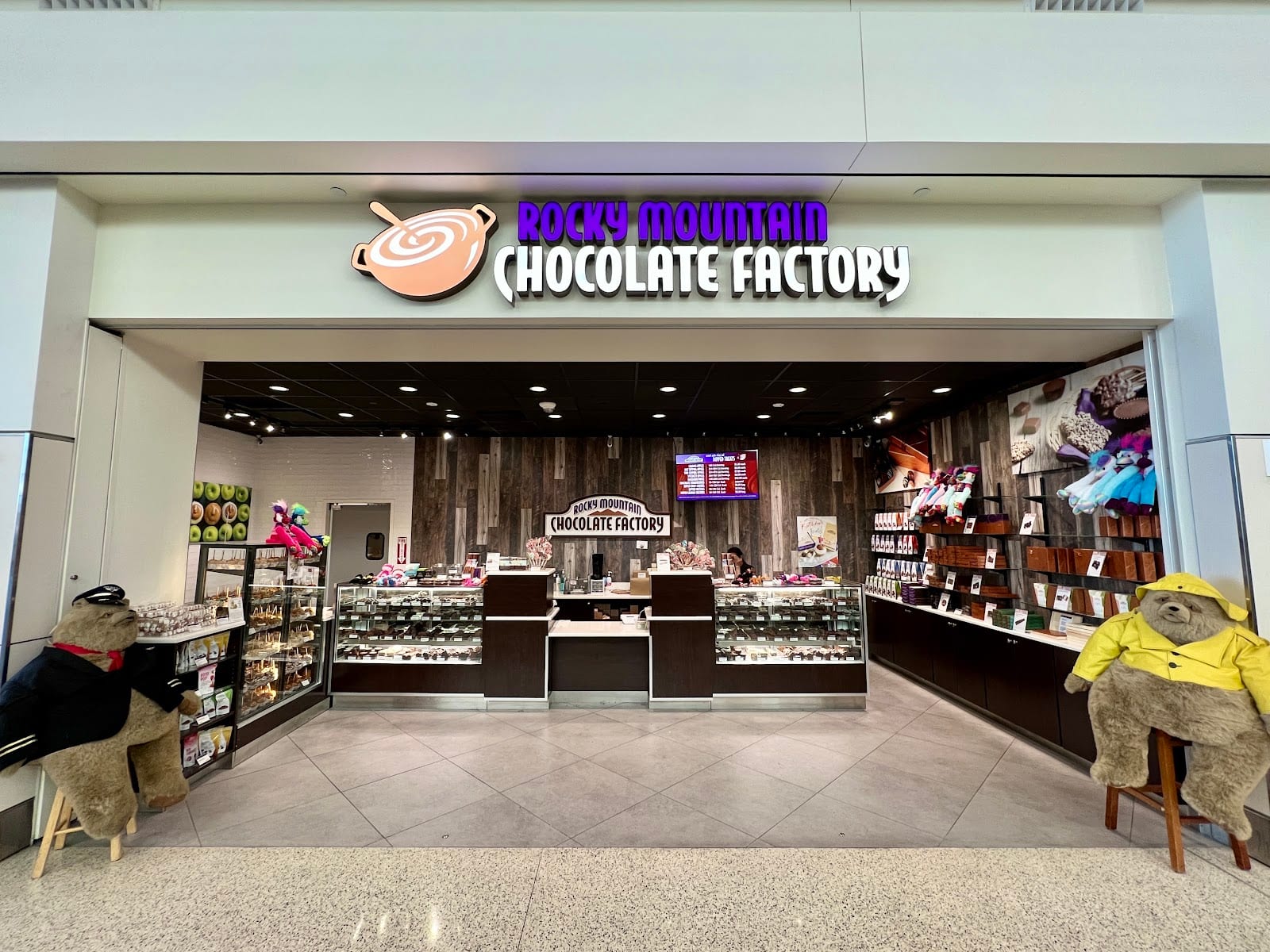 Rocky Mountain Chocolate Factory of Salt Lake City, UT at SLC Airport Concourse A Departures