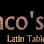 Franco's Latin Table