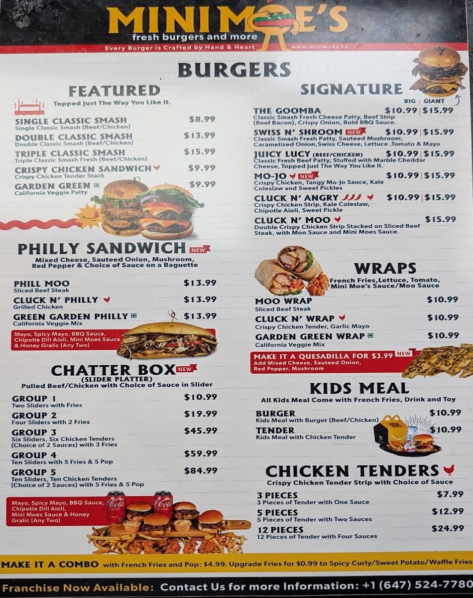Mini Moe’s Smash Fresh Burgers, Fries & Poutines, photo 4