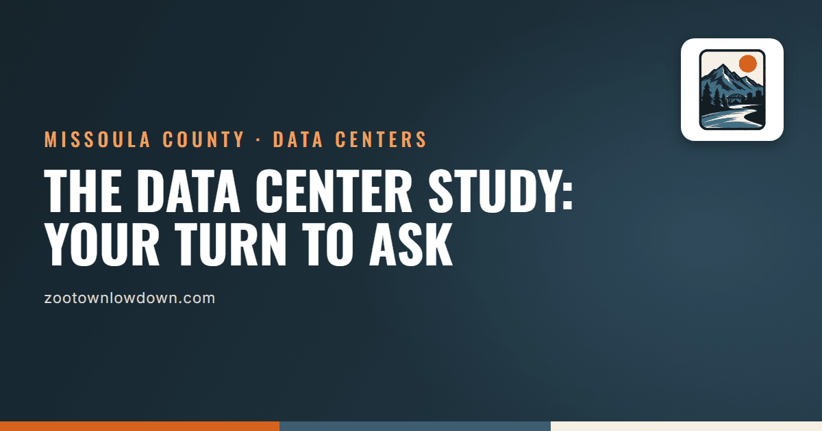 Missoula County’s data center study: your turn to ask