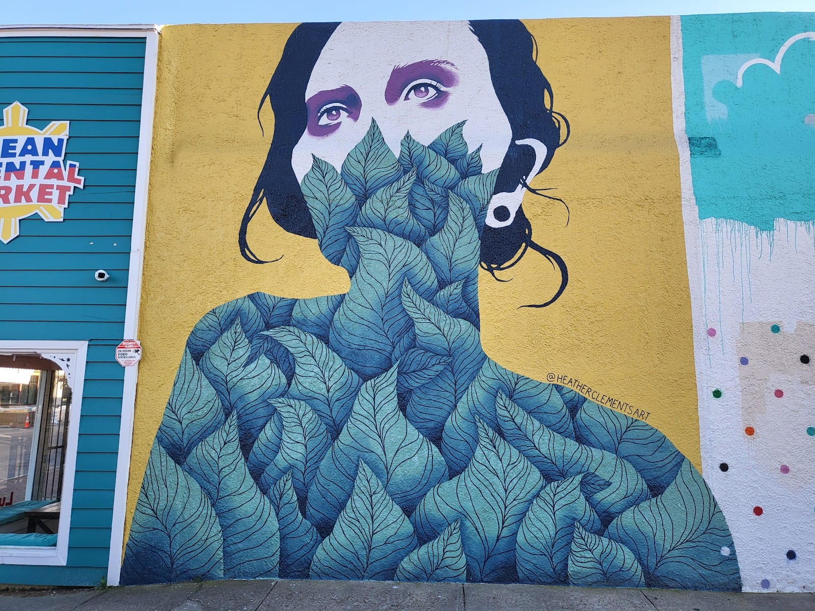 Downtown Panama City Welcome mural