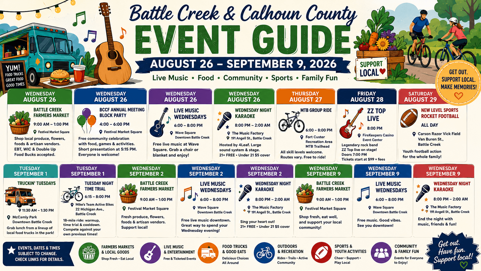 Battle Creek Keeps the Fun Going as Summer Gives Way to September