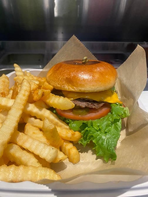 Savor Burgers & More.