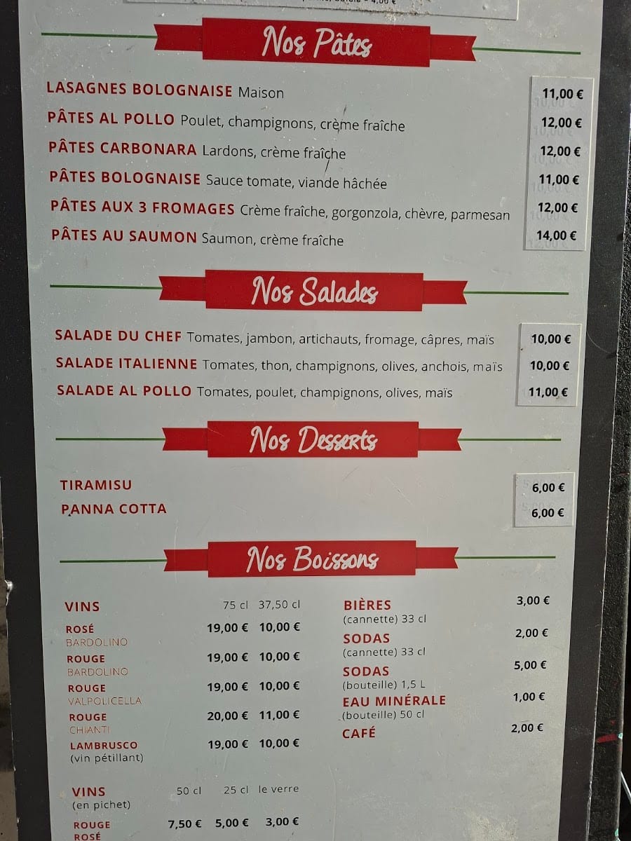 Pizza Venise.