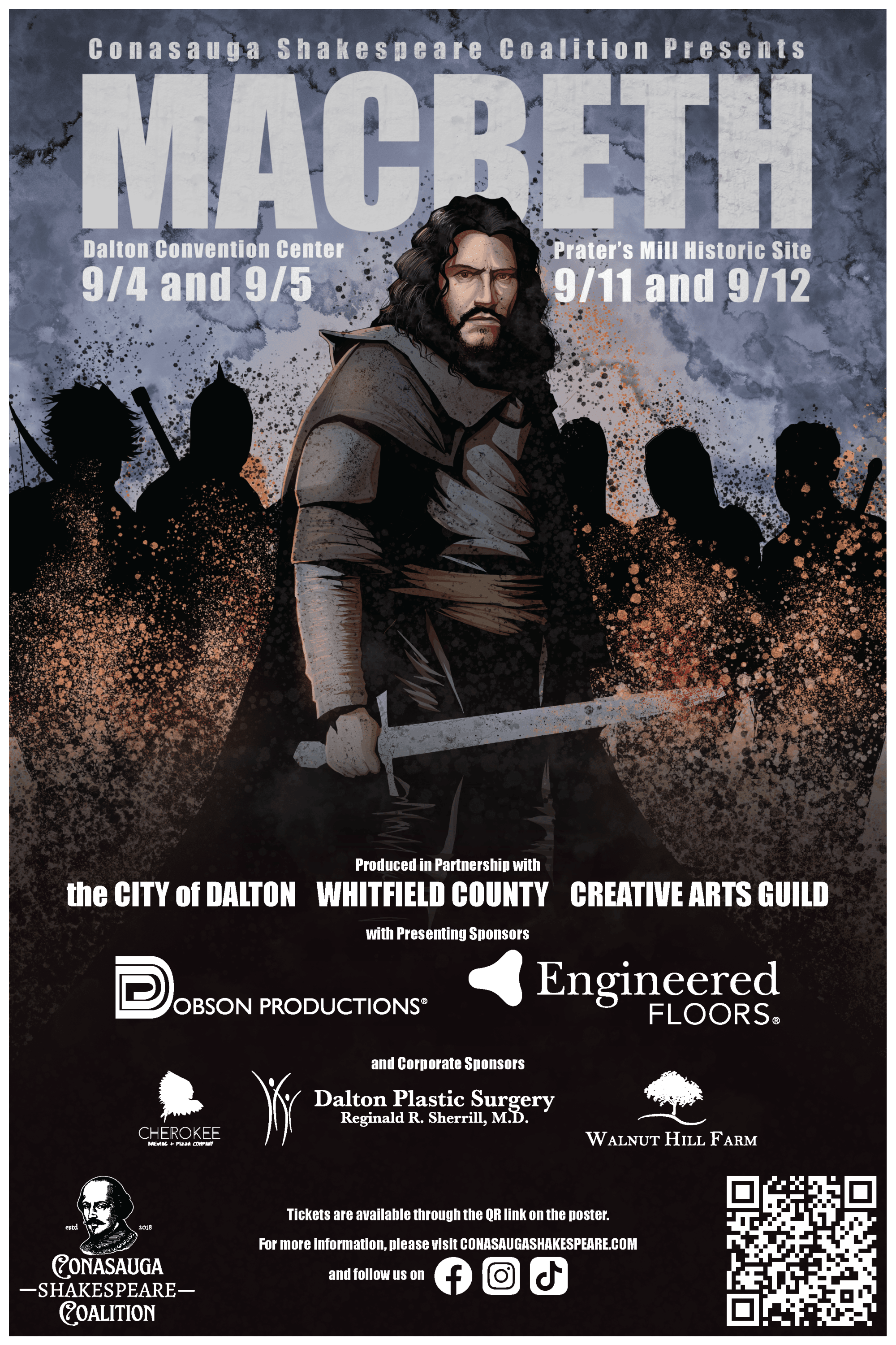 Macbeth Play Arrives in Dalton, GA: Experience Shakespeare Performances