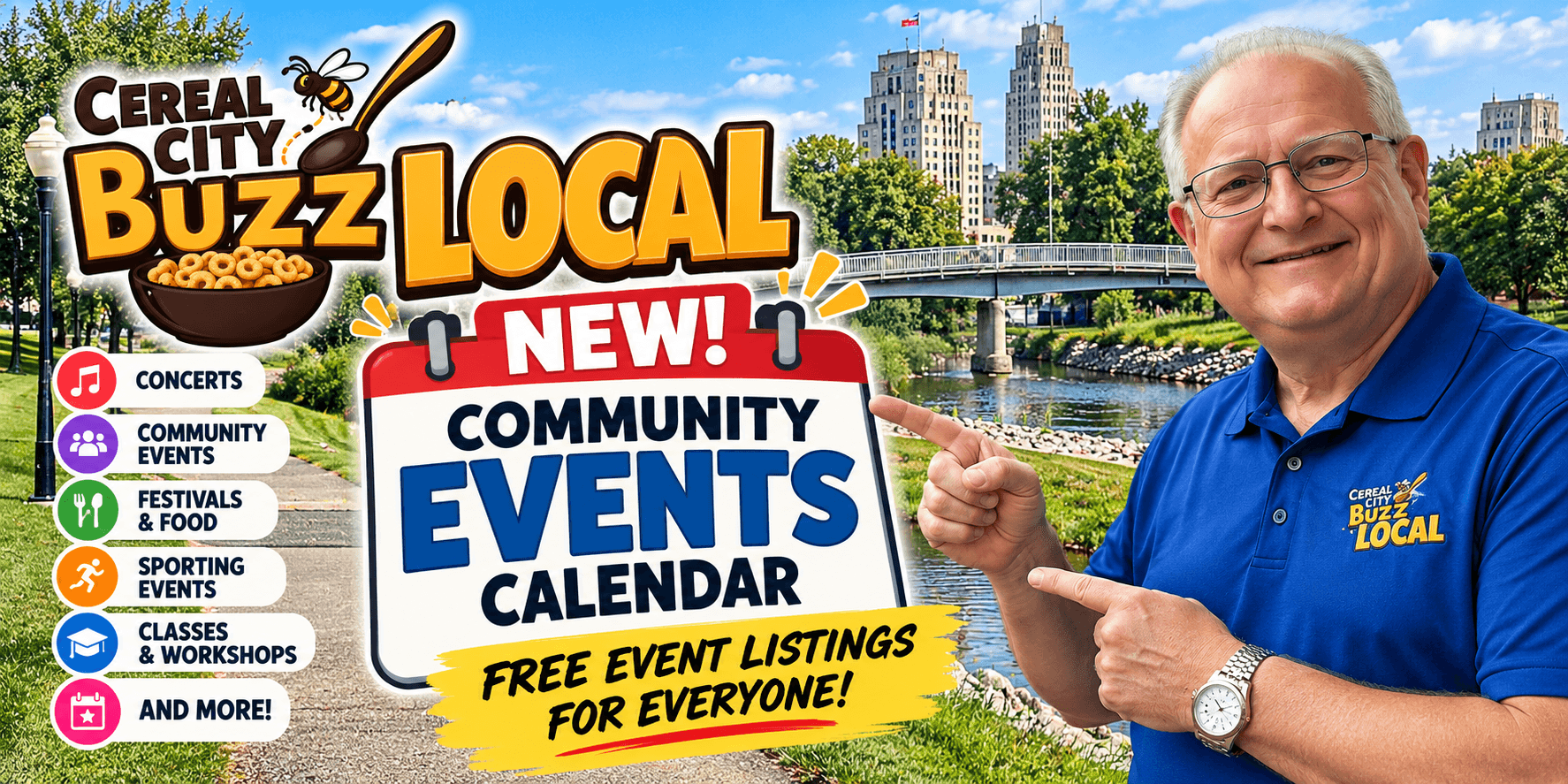 Free Community Event Listings Are Here in Battle Creek