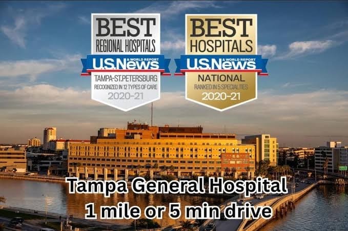 Heart of Hyde Park Tampa/Parking/Netflix/Gym - Double Room