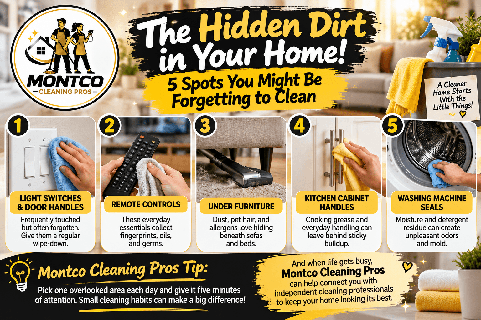 🚨 Shocking! The Filthiest Spots in Your Home You're Probably Ignoring!