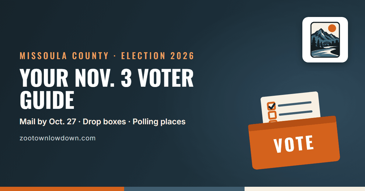 Your Missoula County voter guide for Nov. 3