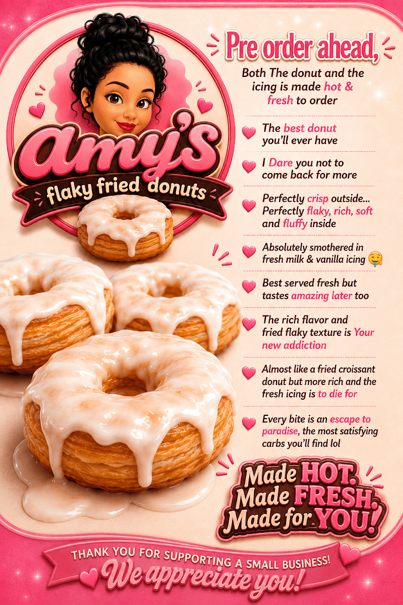 Amy's Flaky Fried Donuts