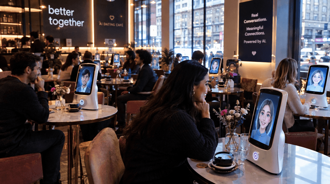 NYC Opens the World’s First AI Dating Café—Is This the Future of Love?