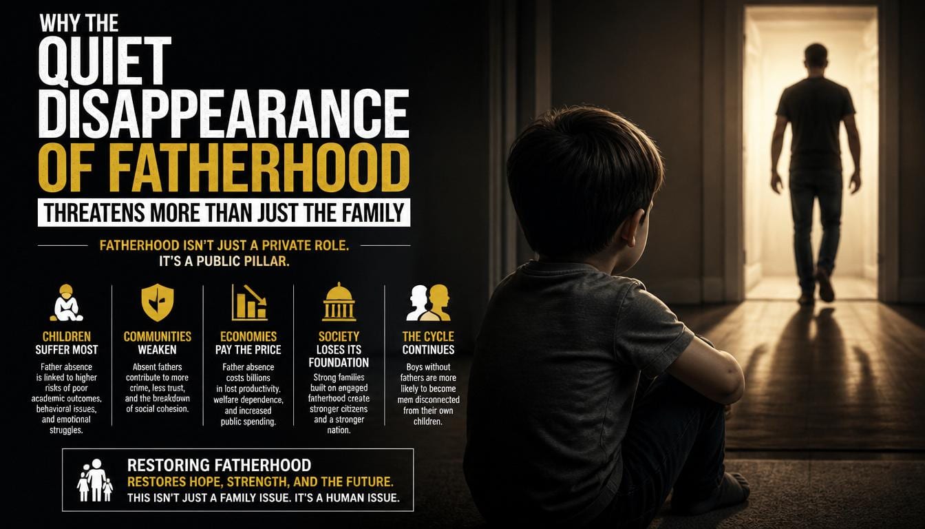 The Silent Crisis No One's Talking About: What Losing Fathers Costs Us All