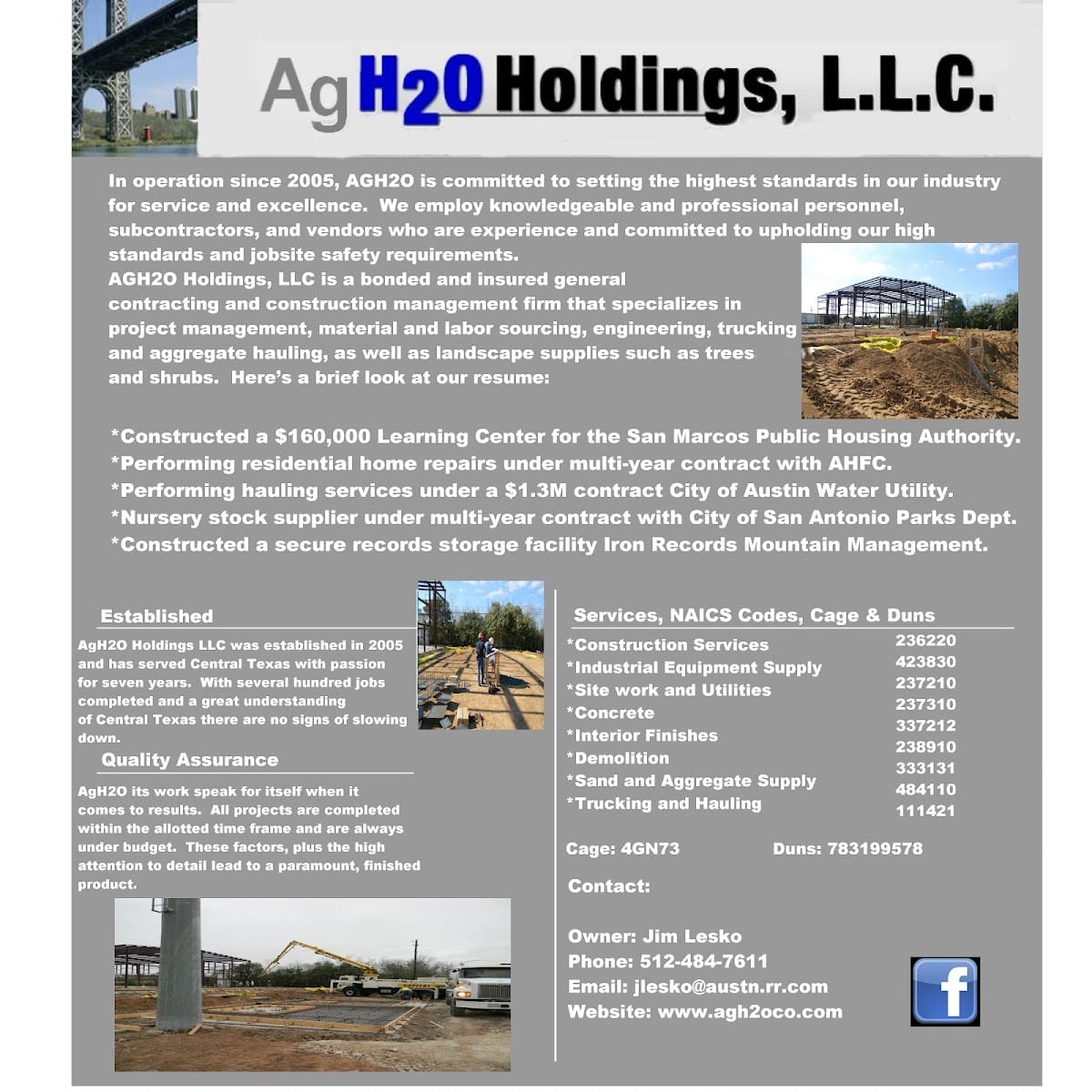AGH2O Holdings, LLC