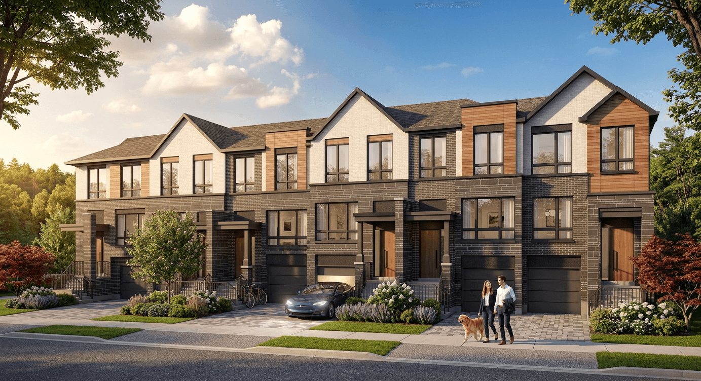 Wellington Place Sales Office - Aurora Townhomes by Arkfield