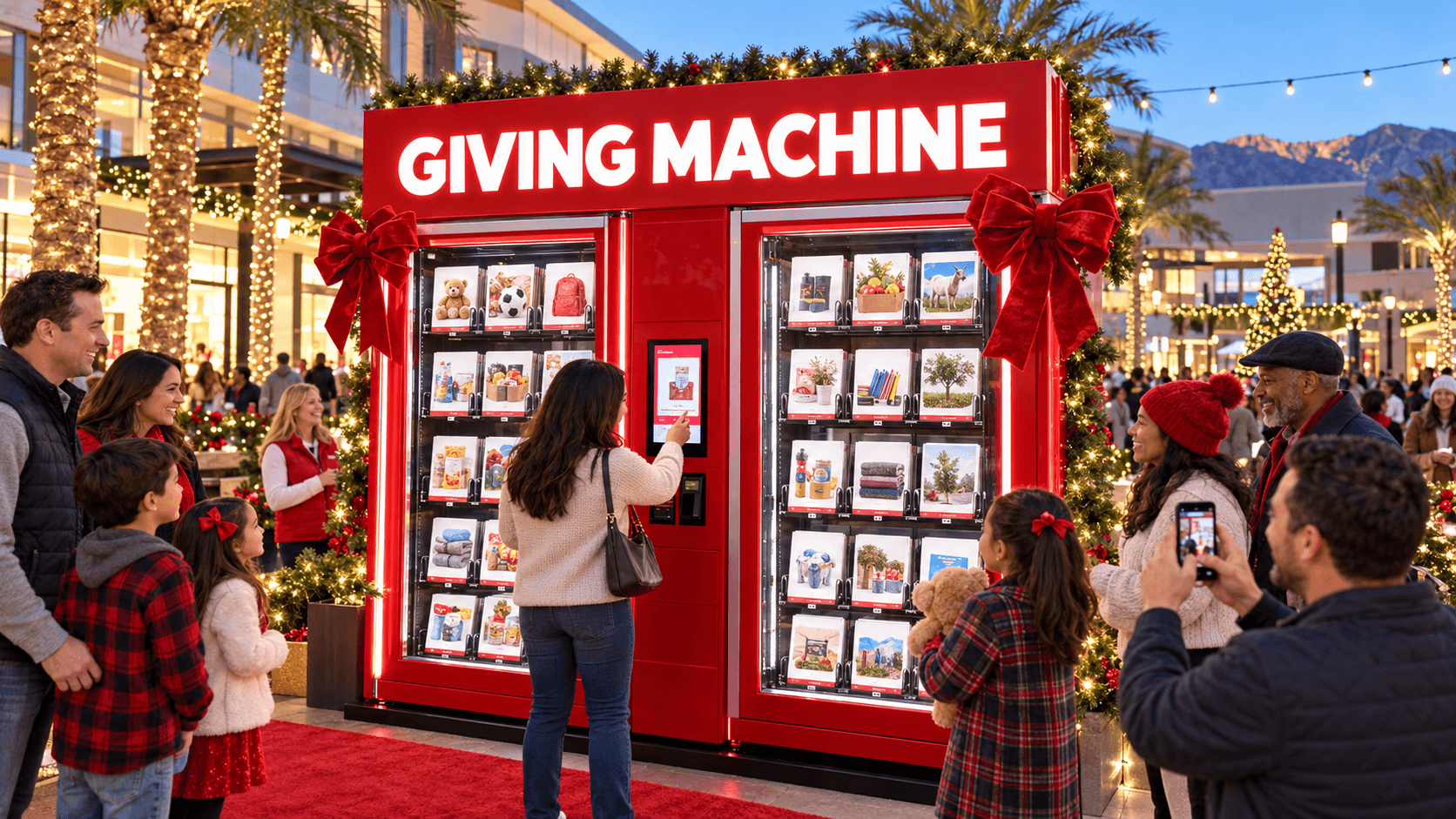 Giving Machine Returns to Downtown Summerlin Nov. 12