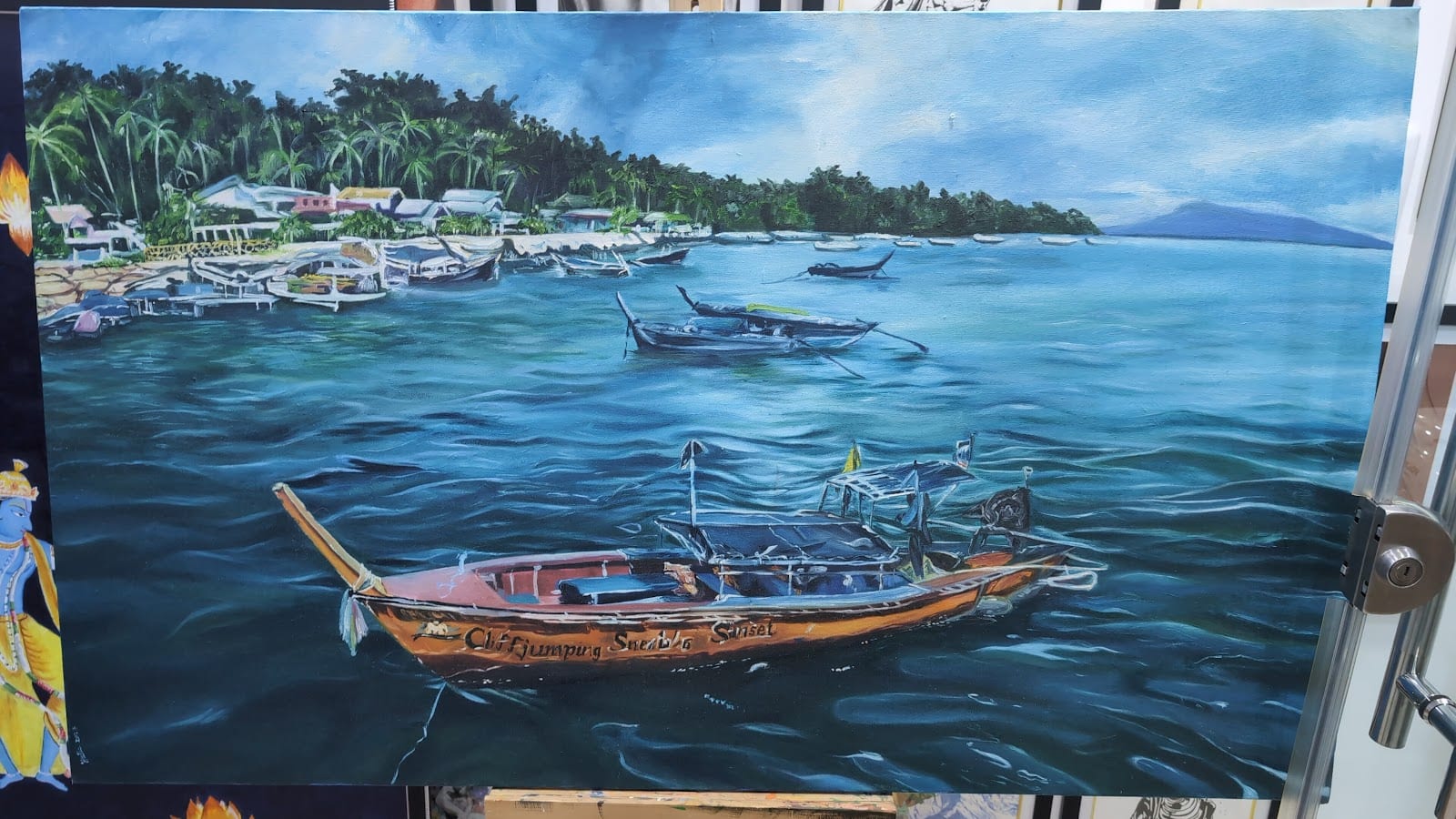 Creative fine art studio