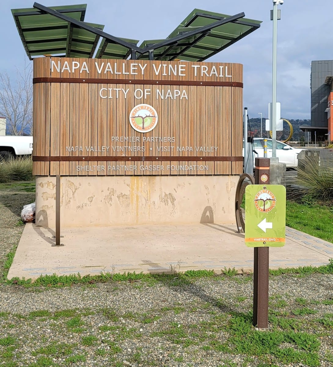 Napa Valley Vine Trail Trailhead at Hartle Court