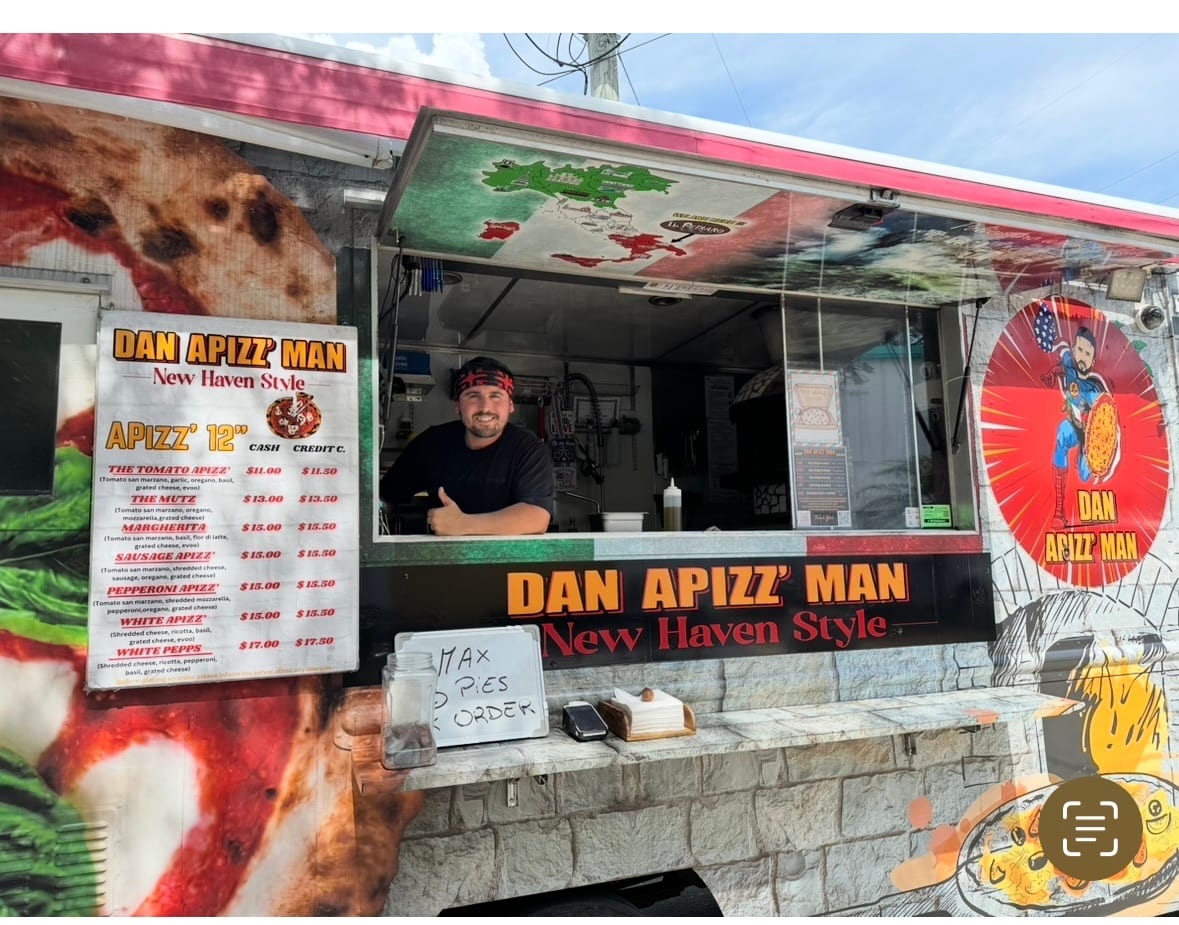DAN APIZZ’ MAN New Haven-Style Pizza truck