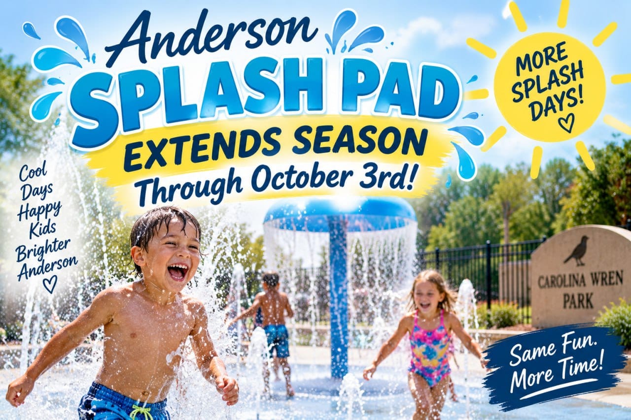 Anderson Splash Pad Extends Season Through October 3rd