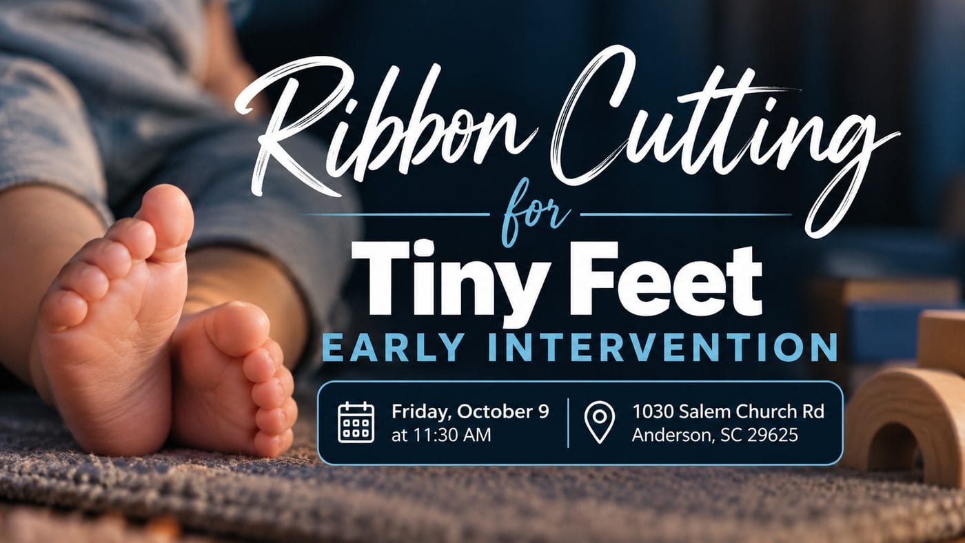 Tiny Feet Early Intervention Celebrates Anderson Ribbon Cutting October 9