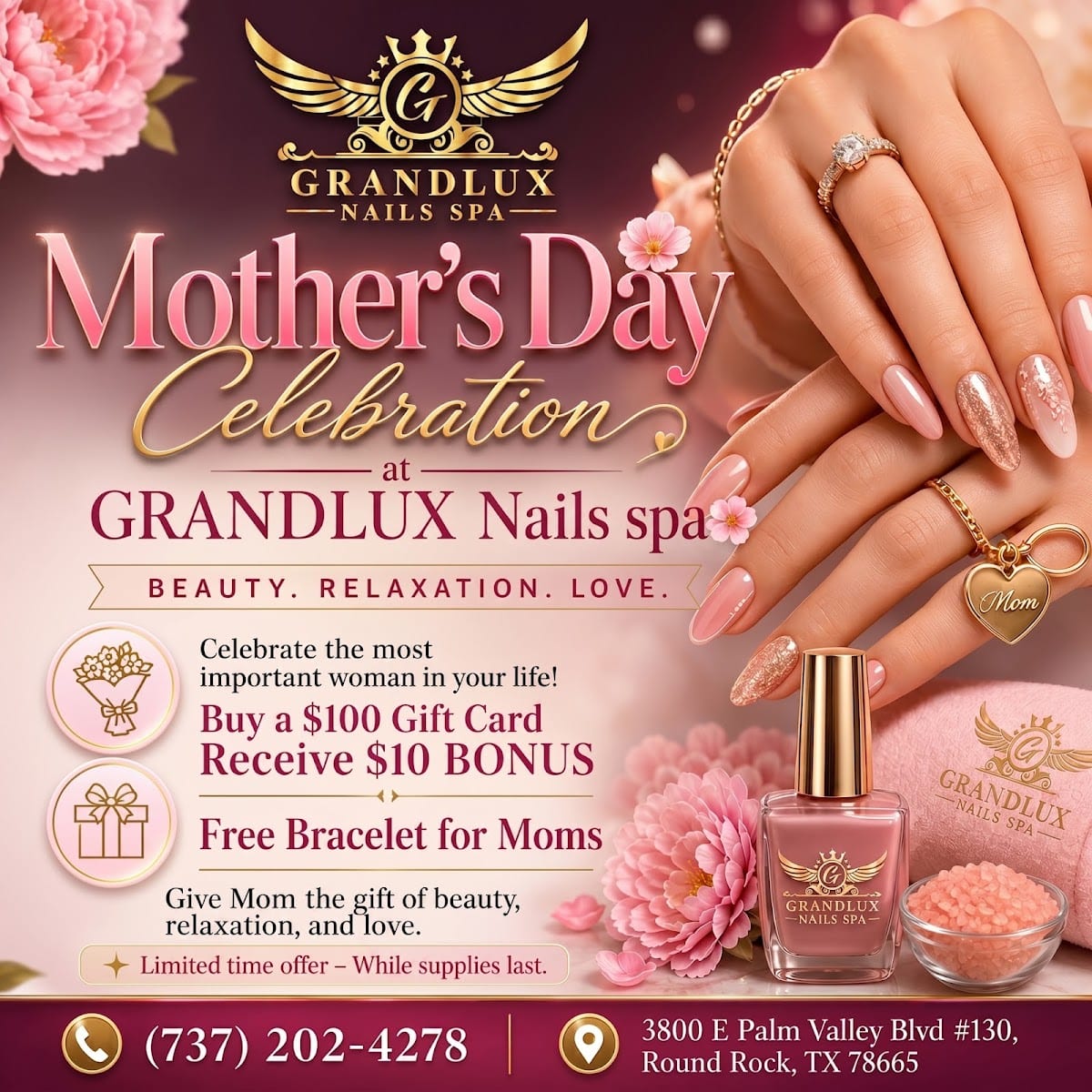 Grandlux Nails Spa of Round Rock, photo 2