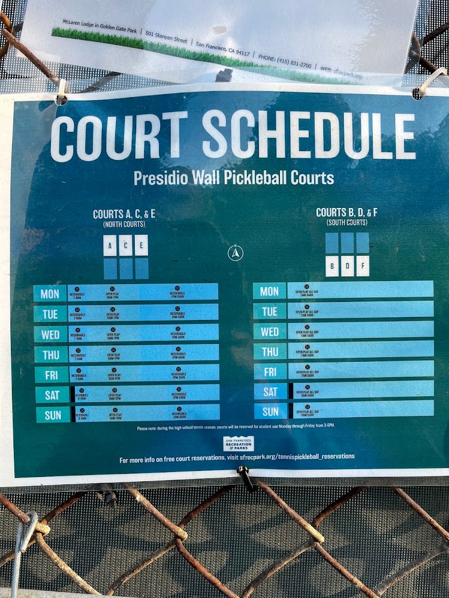 Presidio Wall Pickleball Courts