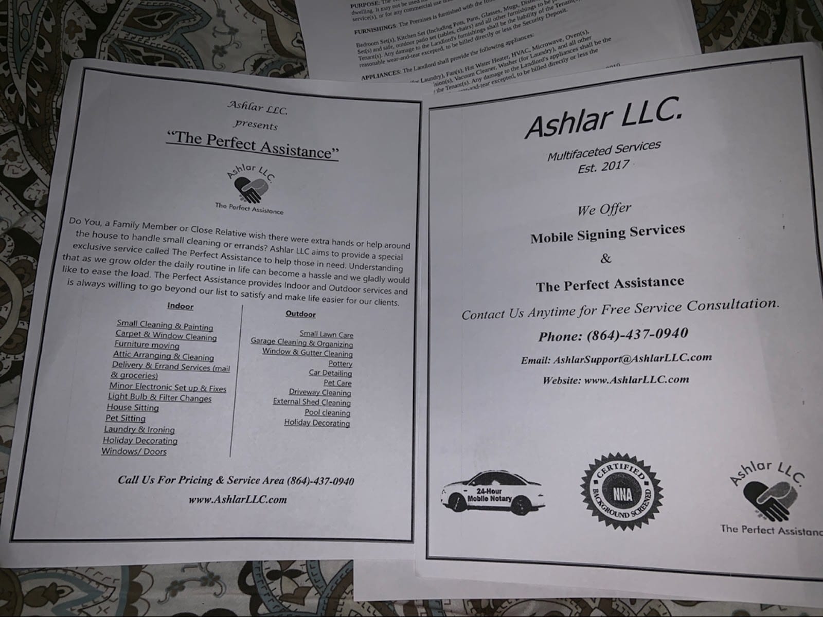 Ashlar Notary Services