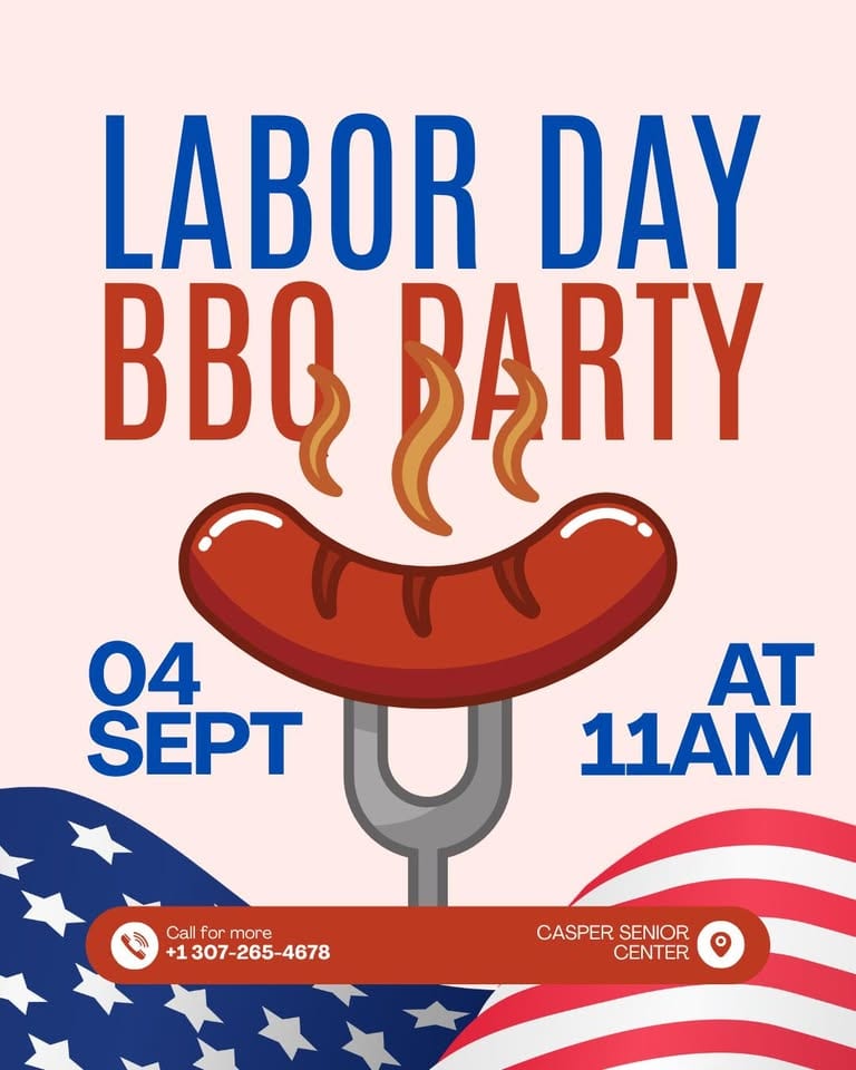 Labor Day BBQ Invites Casper to Gather at the Senior Center