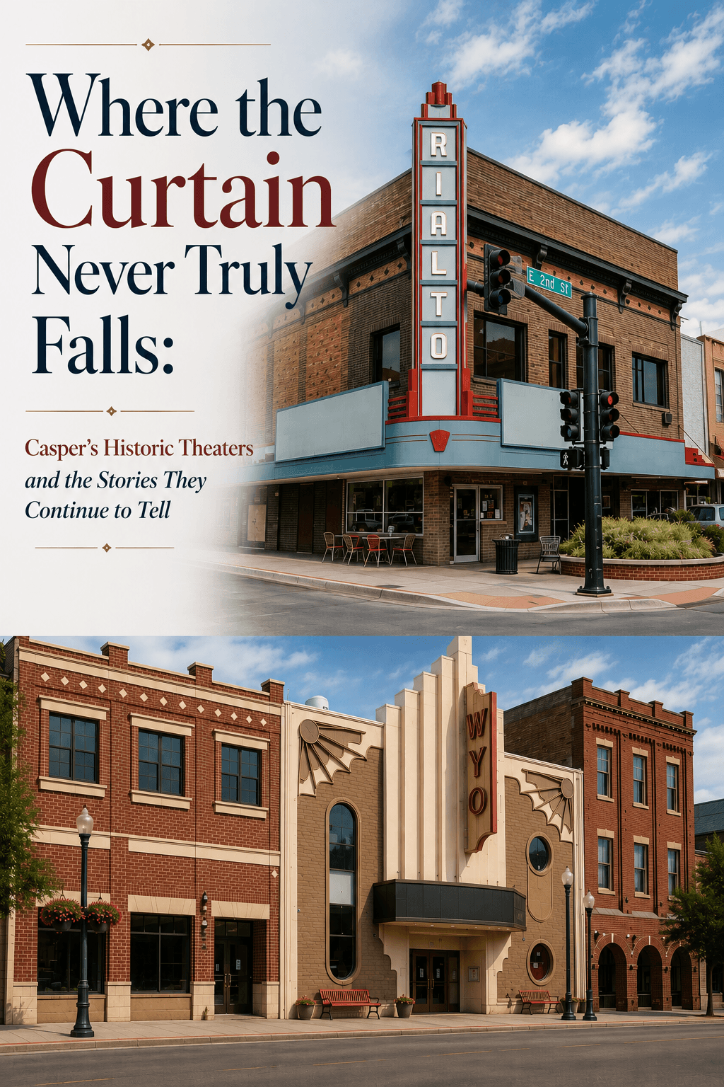 Where the Curtain Never Truly Falls: Casper's Historic Theaters and the Stories They Continue to Tell