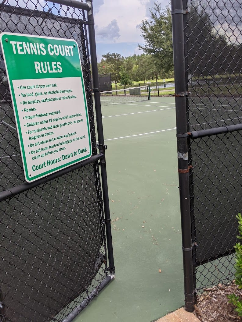 Forest Hammock Tennis Court