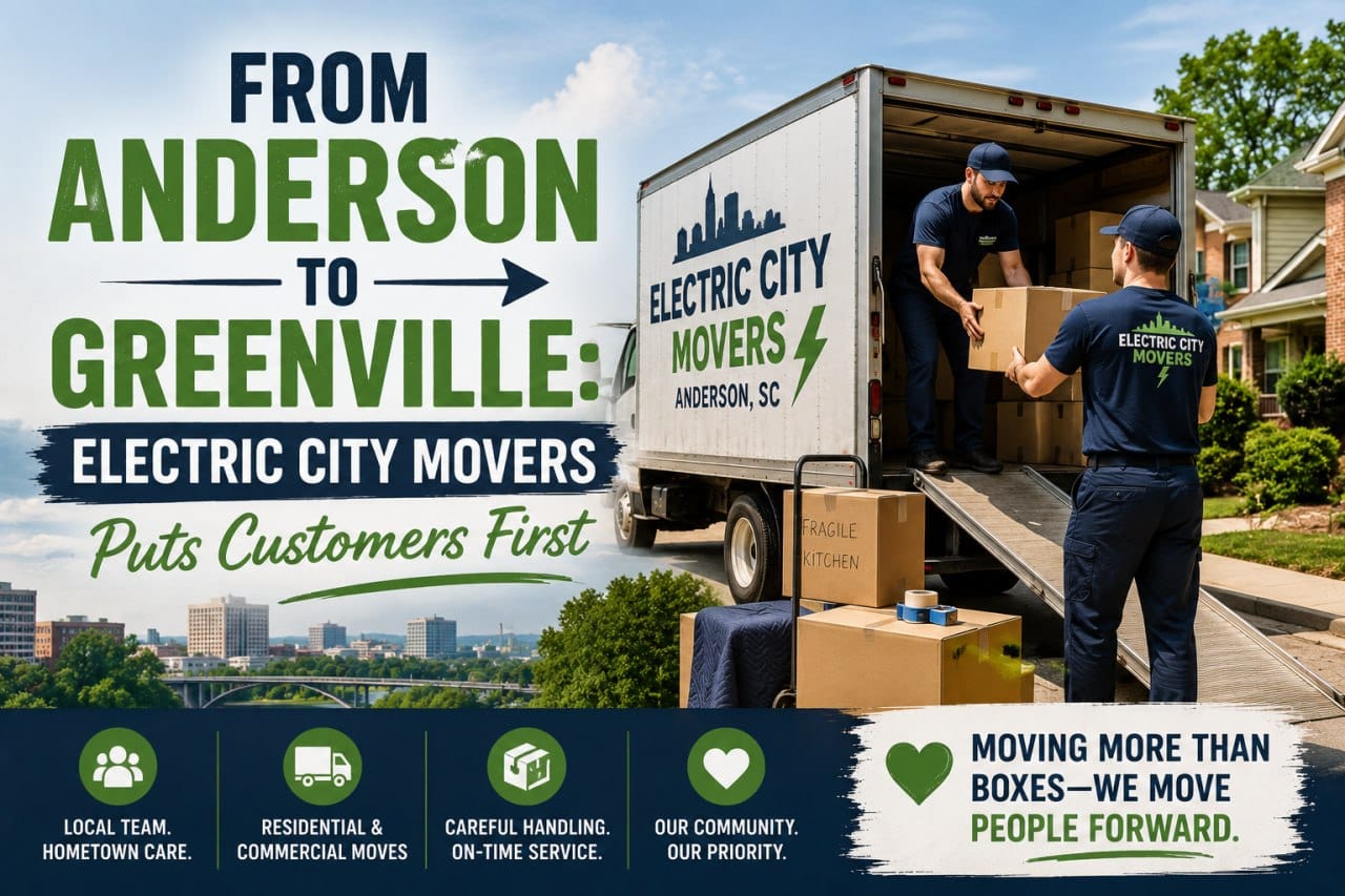 From Anderson to Greenville: Electric City Movers Puts Customers First