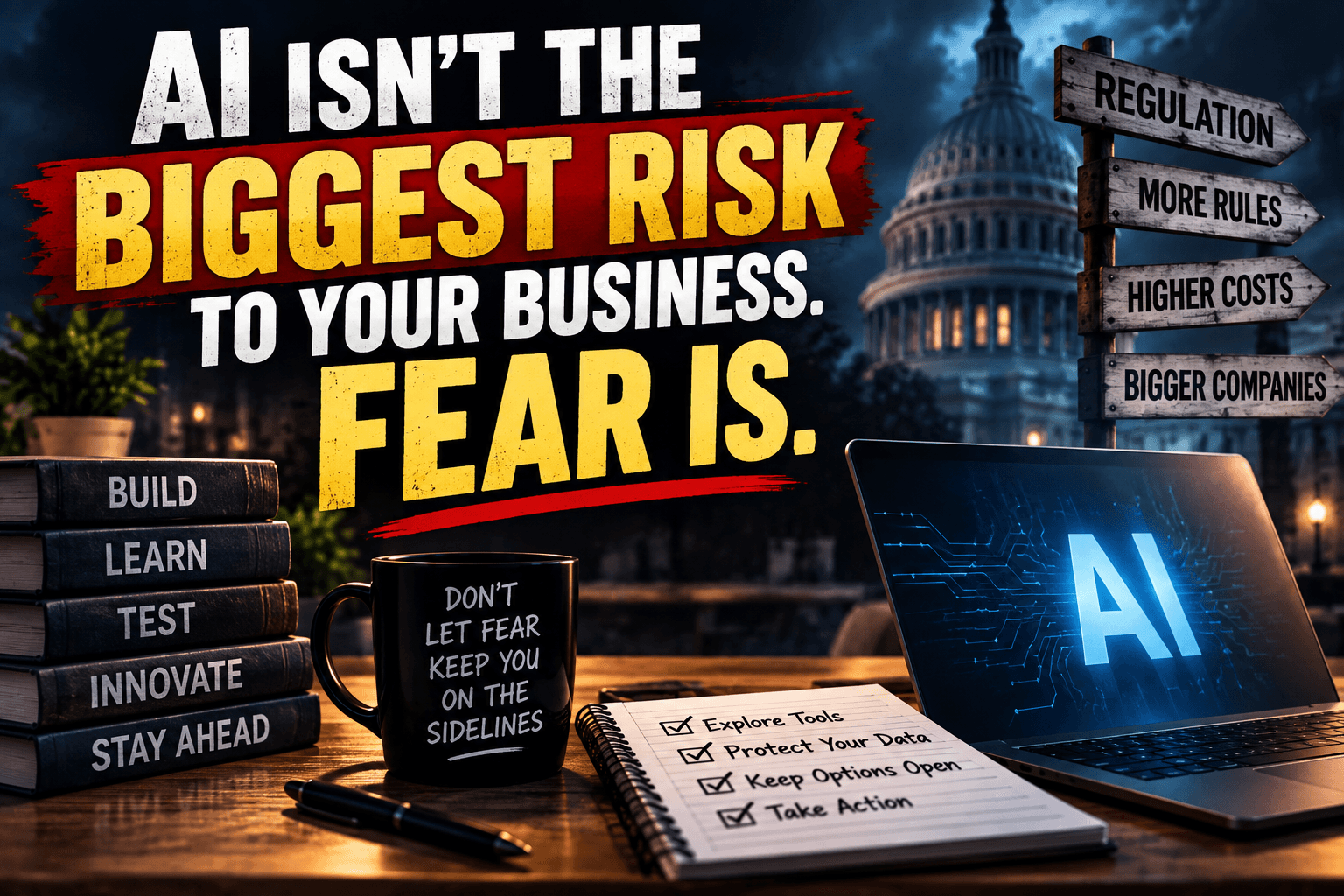 AI Isn’t the Biggest Risk to Your Business. Fear Is.