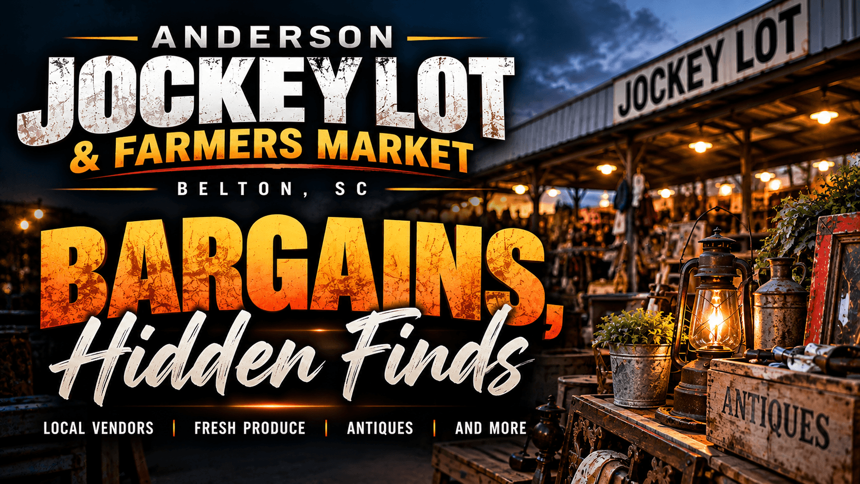 Anderson Jockey Lot Flea Market: Bargains in Belton SC
