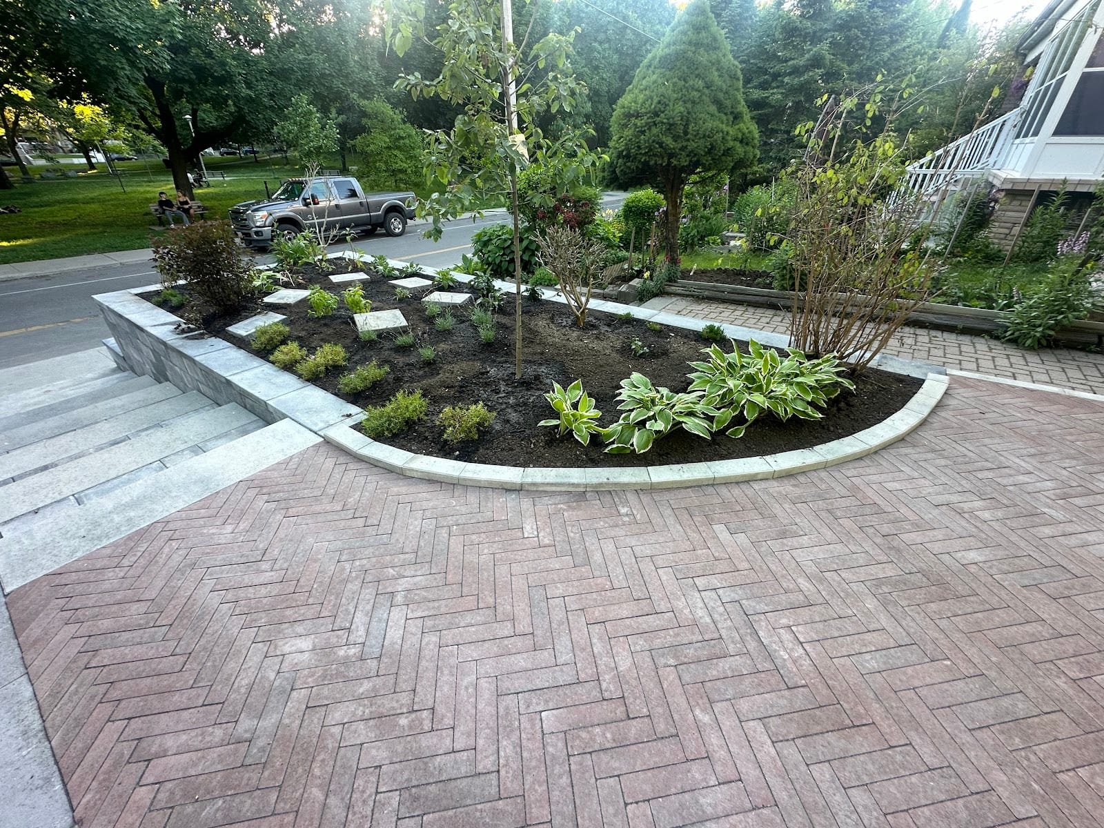 Green Side Up Contracting -Trex Decking, Interlocking & Landscape Construction, photo 4